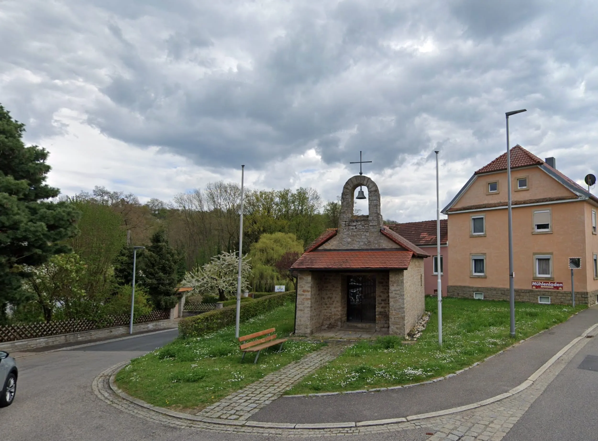 Das Kriegerdenkmal in Untereuerheim mit den Namen der Gefallenen.